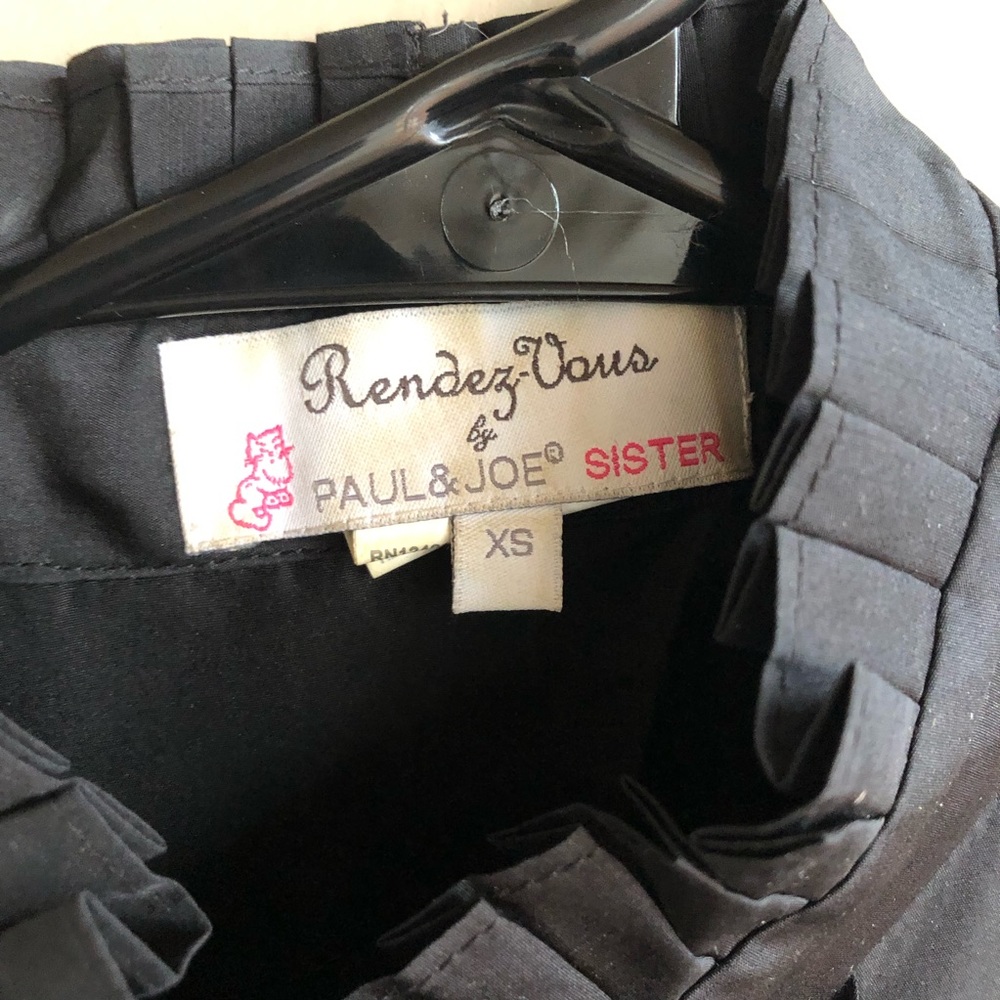 Silk Paul & Joe Tuxedo Button Down Sleeveless - image 4